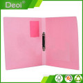 10 Year Experience professional OEM factory and customized durable Eco-friendly pink pp plastic ring binder with Metal Clip